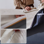 レッドオークとグースダウン使用の高級コーデュロイソファー – 快適でスタイリッシュなリビングに! hmyf-1277