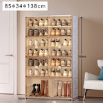 組立不要透明シューズボックス プラスチック製折りたたみ収納ラック hmyhz-5464