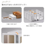 組立不要折りたたみ式大容量収納キャビネット 寝室用簡易ワードローブ hmyhz-5465