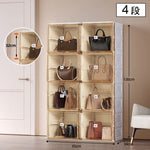 組立不要バッグ収納キャビネット 床置きタイプの高級品ディスプレイラック hmyhz-5468