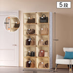 組立不要バッグ収納キャビネット 床置きタイプの高級品ディスプレイラック hmyhz-5468