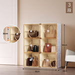 組立不要バッグ収納キャビネット 床置きタイプの高級品ディスプレイラック hmyhz-5468