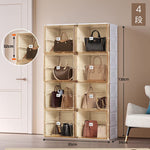 組立不要バッグ収納キャビネット 床置きタイプの高級品ディスプレイラック hmyhz-5468