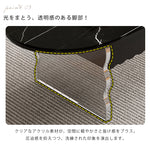 現代シンプル甘めデザイン小型リビング向け アクリル製昇降式楕円形収納センターテーブル hmysl-5480