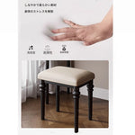 モダンデザインの化粧台 - スタイリッシュな収納付き、鏡付きメイクアップテーブル hmz-4938