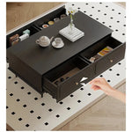 無垢材使用のスタイリッシュセンターテーブル - シンプルで機能的な収納付きリビング家具 hmz-4941