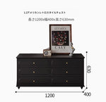 シックなデザインのキャビネット - 大容量収納・上質な素材使用の多機能家具 hmz-4946