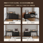 シックなデザインのキャビネット - 大容量収納・上質な素材使用の多機能家具 hmz-4946