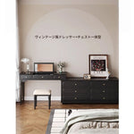 シックなデザインのキャビネット - 大容量収納・上質な素材使用の多機能家具 hmz-4946