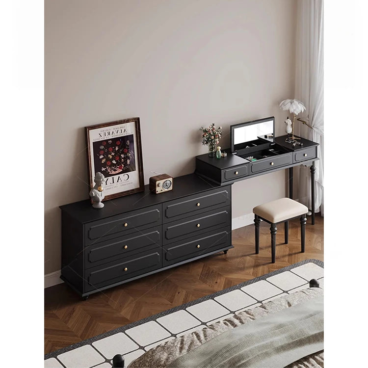 シックなデザインのキャビネット - 大容量収納・上質な素材使用の多機能家具 hmz-4946