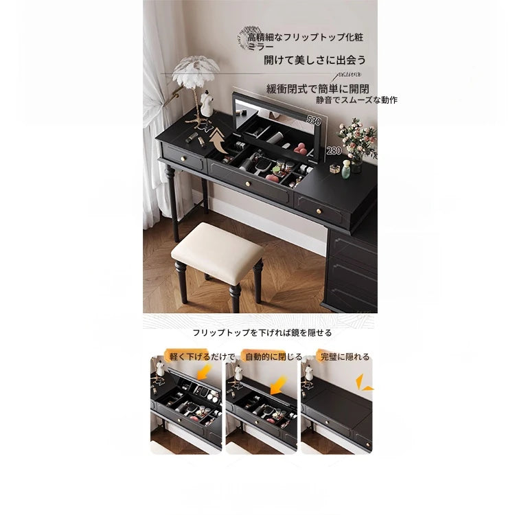 シックなデザインのキャビネット - 大容量収納・上質な素材使用の多機能家具 hmz-4946