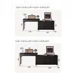 シックなデザインのキャビネット - 大容量収納・上質な素材使用の多機能家具 hmz-4946