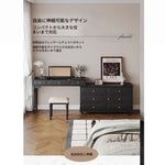 クラシックガラス化粧台 - エレガントなデザインでおしゃれな空間を演出!収納力抜群のドレッサー hmz-4947