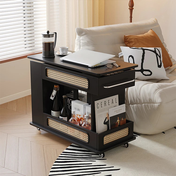 スタイリッシュで多機能なセンターテーブル - おしゃれな収納付き、リビングやオフィスに最適! hmz-4952