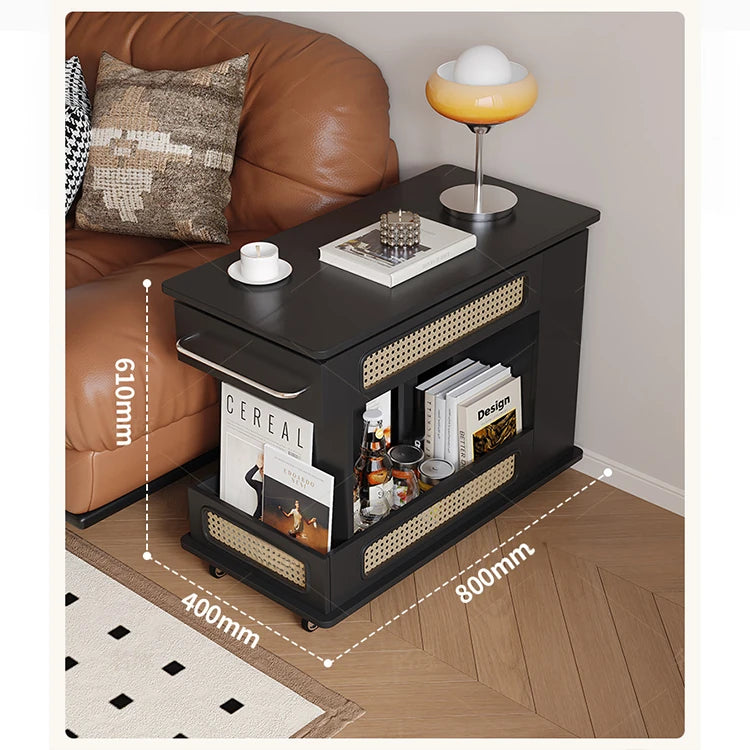 スタイリッシュで多機能なセンターテーブル - おしゃれな収納付き、リビングやオフィスに最適! hmz-4952