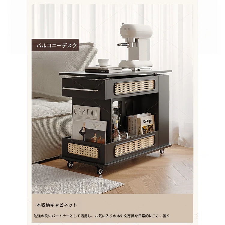 スタイリッシュで多機能なセンターテーブル - おしゃれな収納付き、リビングやオフィスに最適! hmz-4952