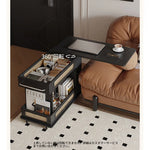 スタイリッシュで多機能なセンターテーブル - おしゃれな収納付き、リビングやオフィスに最適! hmz-4952