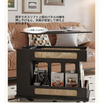 スタイリッシュで多機能なセンターテーブル - おしゃれな収納付き、リビングやオフィスに最適! hmz-4952