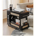 スタイリッシュで多機能なセンターテーブル - おしゃれな収納付き、リビングやオフィスに最適! hmz-4952