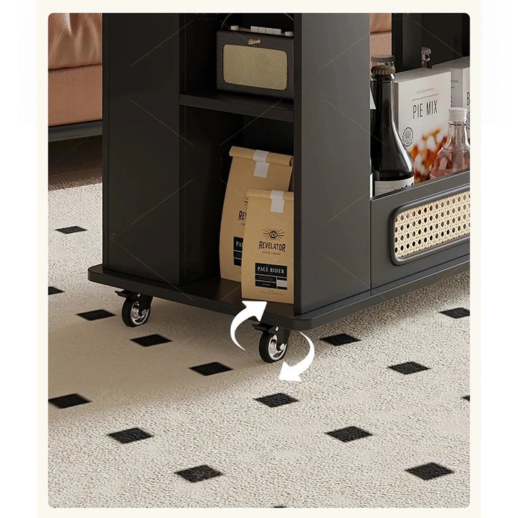 スタイリッシュで多機能なセンターテーブル - おしゃれな収納付き、リビングやオフィスに最適! hmz-4952