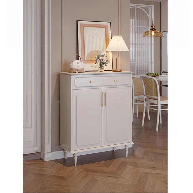 シックなデザインのブラックキャビネット - 高級感あふれる収納家具でお部屋をスタイリッシュに演出! hmz-4955