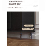 シックなデザインのブラックキャビネット - 高級感あふれる収納家具でお部屋をスタイリッシュに演出! hmz-4955