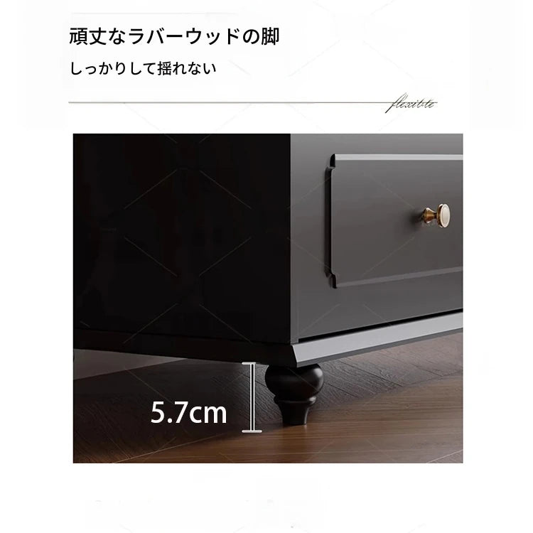 無垢材キャビネット | スタイリッシュな収納ソリューション | モダンデザインと機能性を兼ね備えた家具 hmz-4958