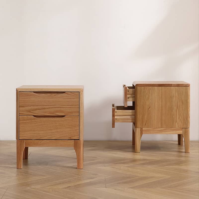 【新発売】高級オーク製ナイトテーブル|上質なデザインと耐久性 hmzj-799