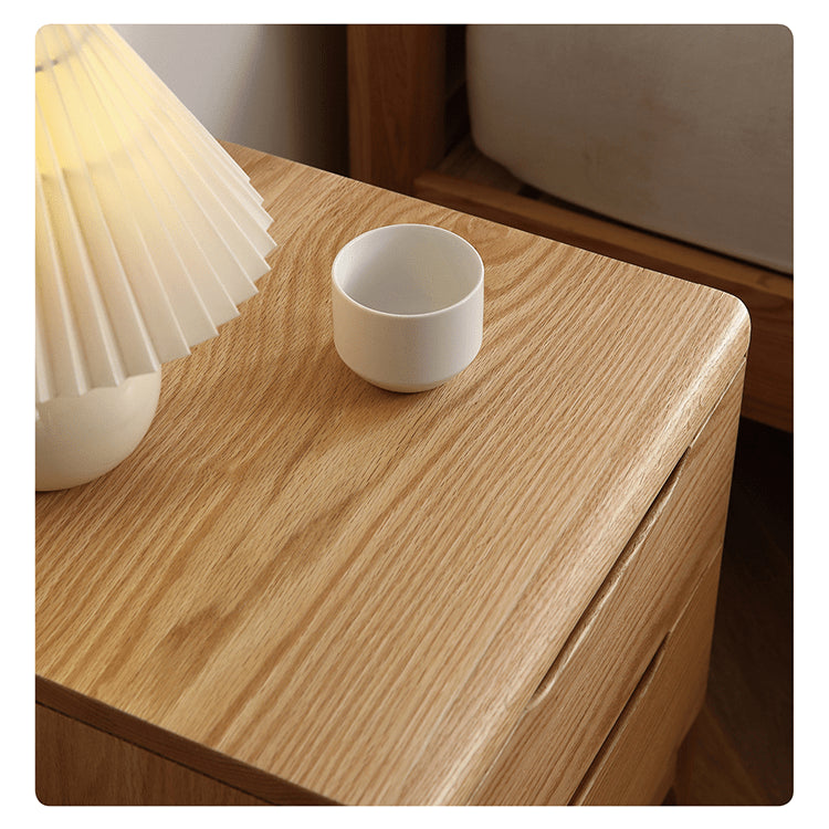 【新発売】高級オーク製ナイトテーブル|上質なデザインと耐久性 hmzj-799