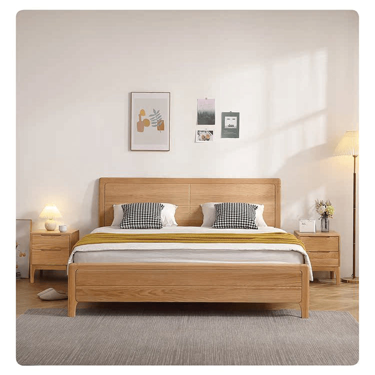 【新発売】高級オーク製ナイトテーブル|上質なデザインと耐久性 hmzj-799