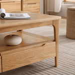 ナチュラルオーク製センターテーブル|シンプルで上質なリビング家具 hmzj-801