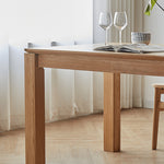 レッドオーク製 テーブル|高級感漂うデザインと耐久性 hmzj-805