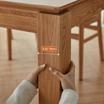 レッドオーク製 テーブル|高級感漂うデザインと耐久性 hmzj-805