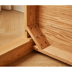 レッドオーク製 テーブル|高級感漂うデザインと耐久性 hmzj-805