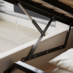 【高級感×安らぎ】天然パイン&本革×合成皮革使用の多層板ベッド hmzsh-1544