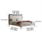 【高級感×安らぎ】天然パイン&本革×合成皮革使用の多層板ベッド hmzsh-1544