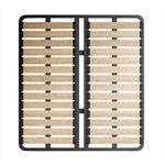 高級パイン材 × 本革&合成皮革使用 多層板構造のラグジュアリーベッド hmzsh-1546