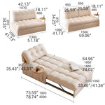 ラグジュアリー合成皮革ソファー アッシュ材使用 - 快適インテリアシート hns-4117