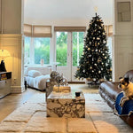 モダンデザイン 大理石センターテーブル 多層板仕上げ 公式インテリアアクセント hny-5224