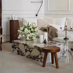 モダンデザイン 大理石センターテーブル 多層板仕上げ 公式インテリアアクセント hny-5224