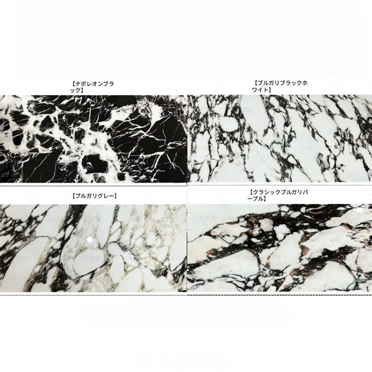 モダン大理石デザインテーブル - 多層板製でおしゃれなダイニングセット用テーブル hny-5225