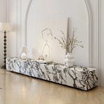 モダンセラミック無垢材テレビ台|スタイリッシュなデザインでリビングを彩るエレガントなインテリア家具 hny-5229