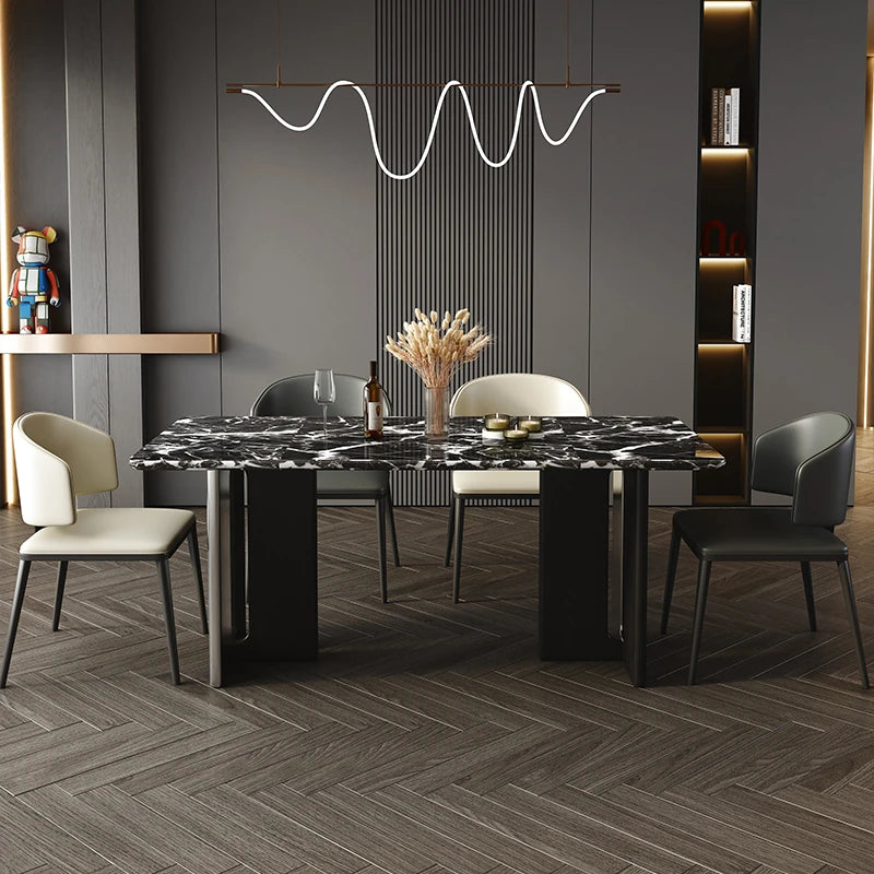 モダンデザイン合皮チェア|快適な座り心地とお洒落なインテリアに最適|ダイニング・オフィス用にもおすすめ! hny-5231