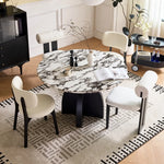 モダン大理石テーブル - スタイリッシュな多層板デザインでお部屋を格上げ! hny-5238