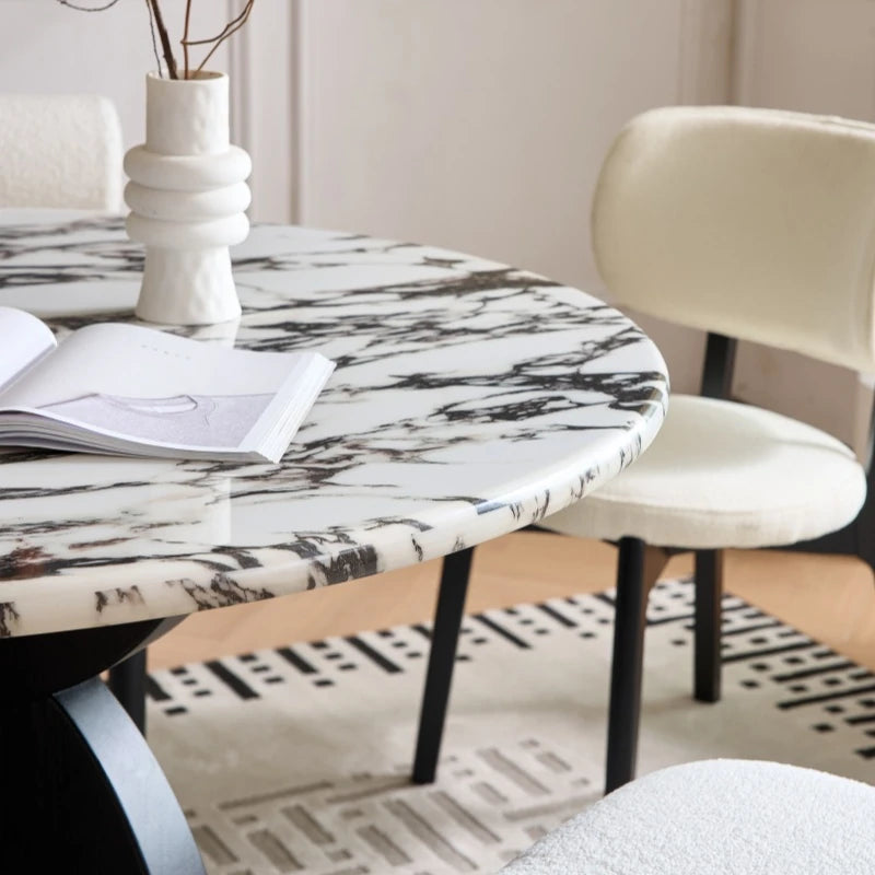 モダン大理石テーブル - スタイリッシュな多層板デザインでお部屋を格上げ! hny-5238