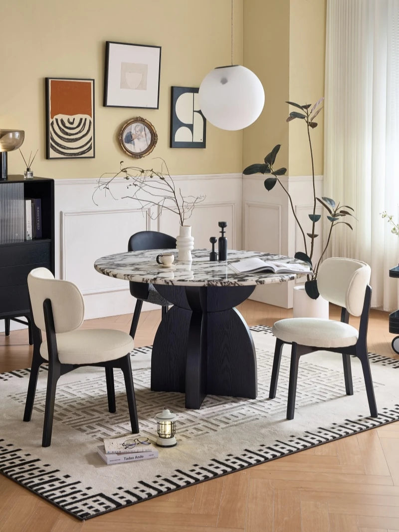 モダン大理石テーブル - スタイリッシュな多層板デザインでお部屋を格上げ! hny-5238