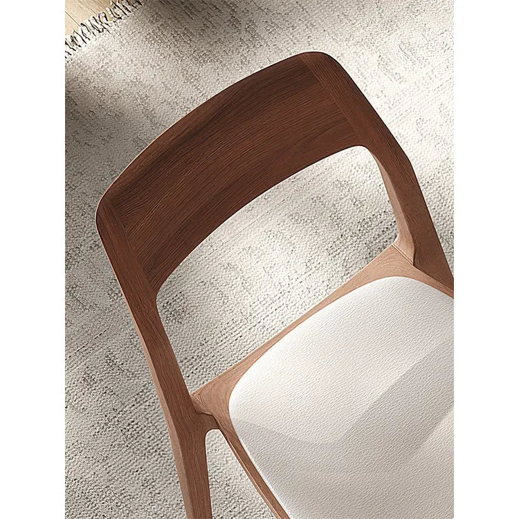 チェア ブラウン ブラック アッシュ材 合皮 hqm-3227