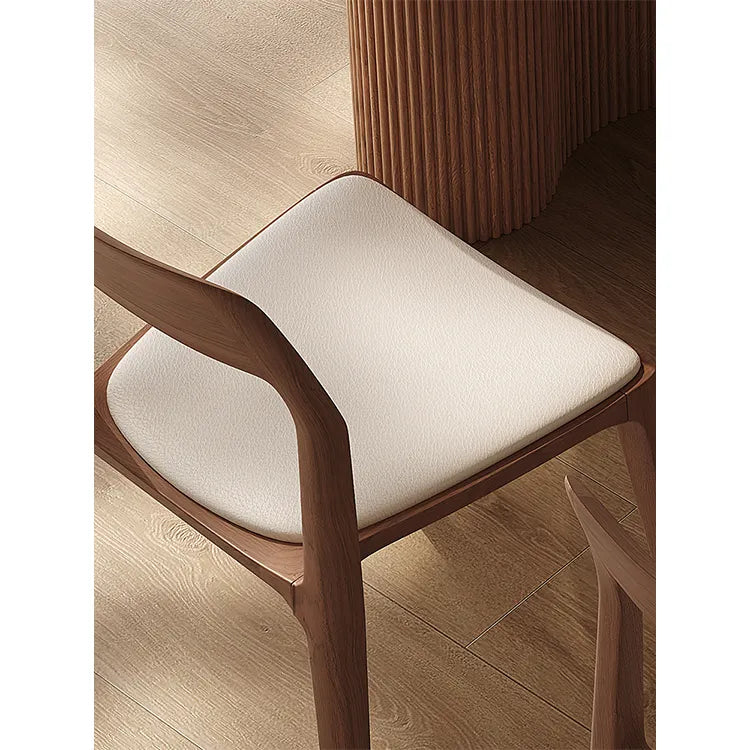 チェア ブラウン ブラック アッシュ材 合皮 hqm-3227