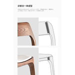 チェア ブラウン ブラック アッシュ材 合皮 hqm-3227