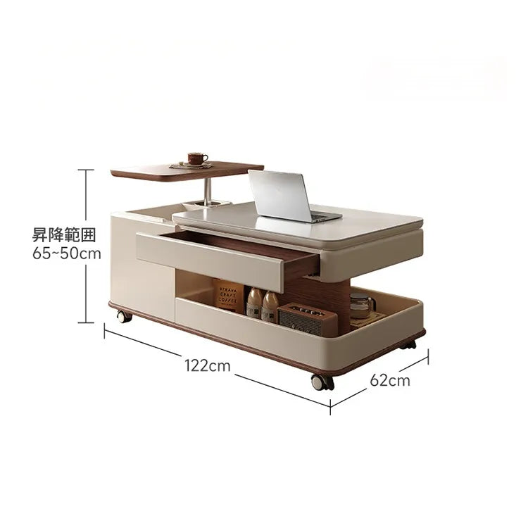 センターテーブル ブラウン ブラック セラミック 中密度繊維板 hqm-3228